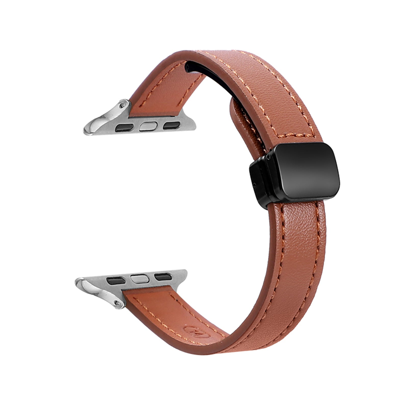 For Apple Watch Series 9 8 7 41mm / 6 5 4 SE (2023) SE (2022) SE 40mm / 3 2 1 38mm Watch Band Microfiber Leather Strap - Purple For Apple Watch Series 9 8 7 41mm / 6 5 4 SE (2023) SE (2022) SE 40mm / 3 2 1 38mm Watch Band Microfiber Leather Strap - Purple